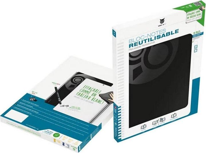 Image du produit Whynote Notizbuch A5 WNBOK017 starter-kit, Eule (A5, À rayures, Couverture rigide)