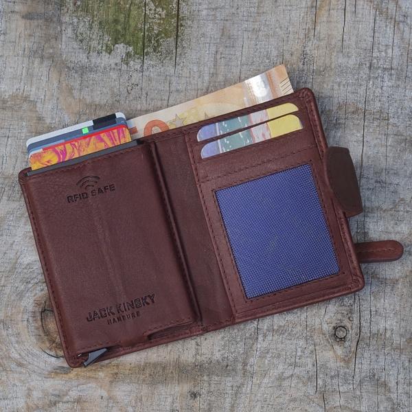 Immagine prodotto Jack kinsky Portafoglio Aruba 500 protezione RFID in pelle 7,5 cm