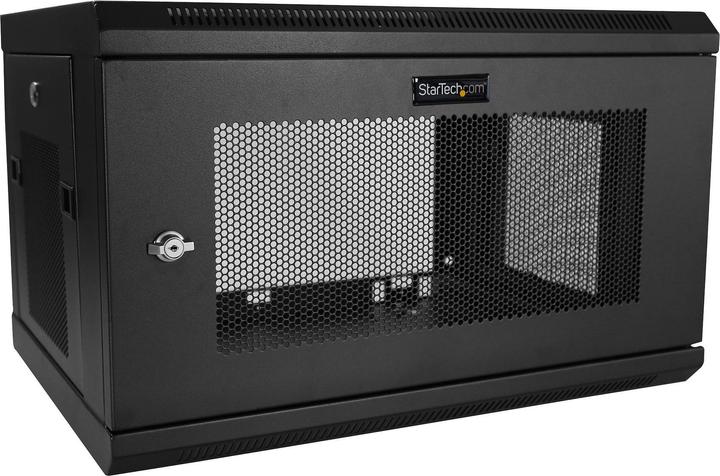 Produktbild StarTech 6HE wandmontage Server Rack - bis zu 43cm tief - Gehäuse mit Scharnier - Netzwerkschrank - Server... (6 HE, 19 Zoll Rack)
