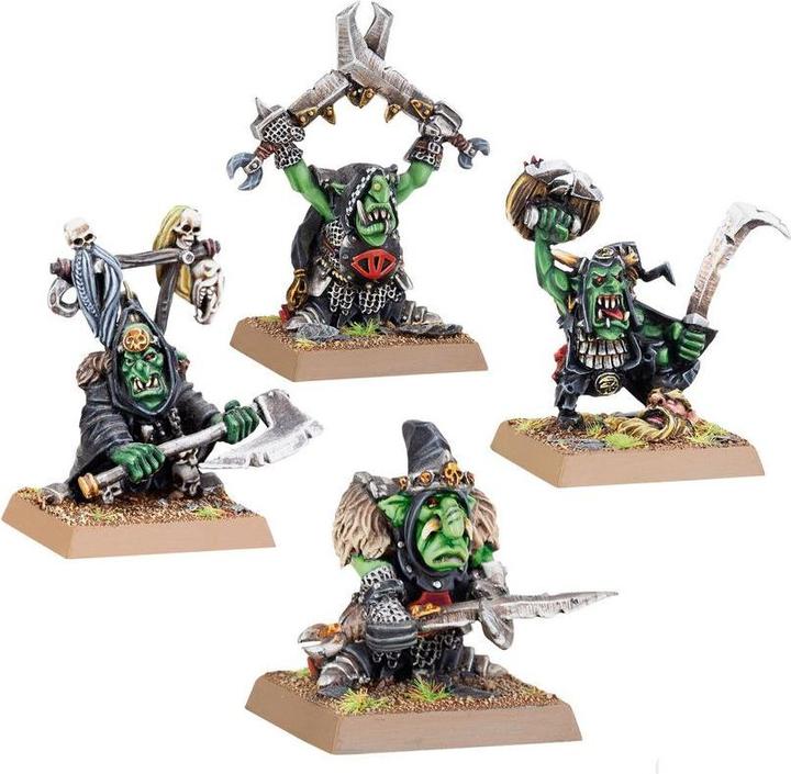 Immagine prodotto Games Workshop Warhammer ToW - Tribù di Orchi e Gobelin Chefs Gobelins de la Nuit (Metallo)