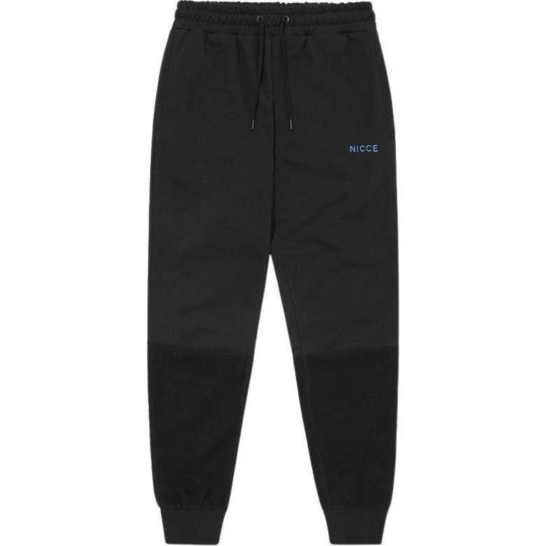 Nicce, Herren, Hosen, jogginghose ferndale, Schwarz, Blau, (M)