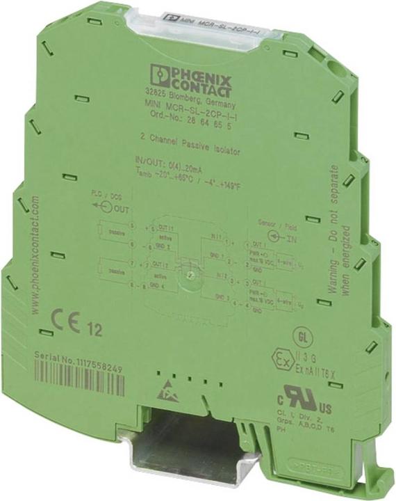 Produktbild Phoenix Contact Passivtrenner, 1-Kanal, MINI MCR