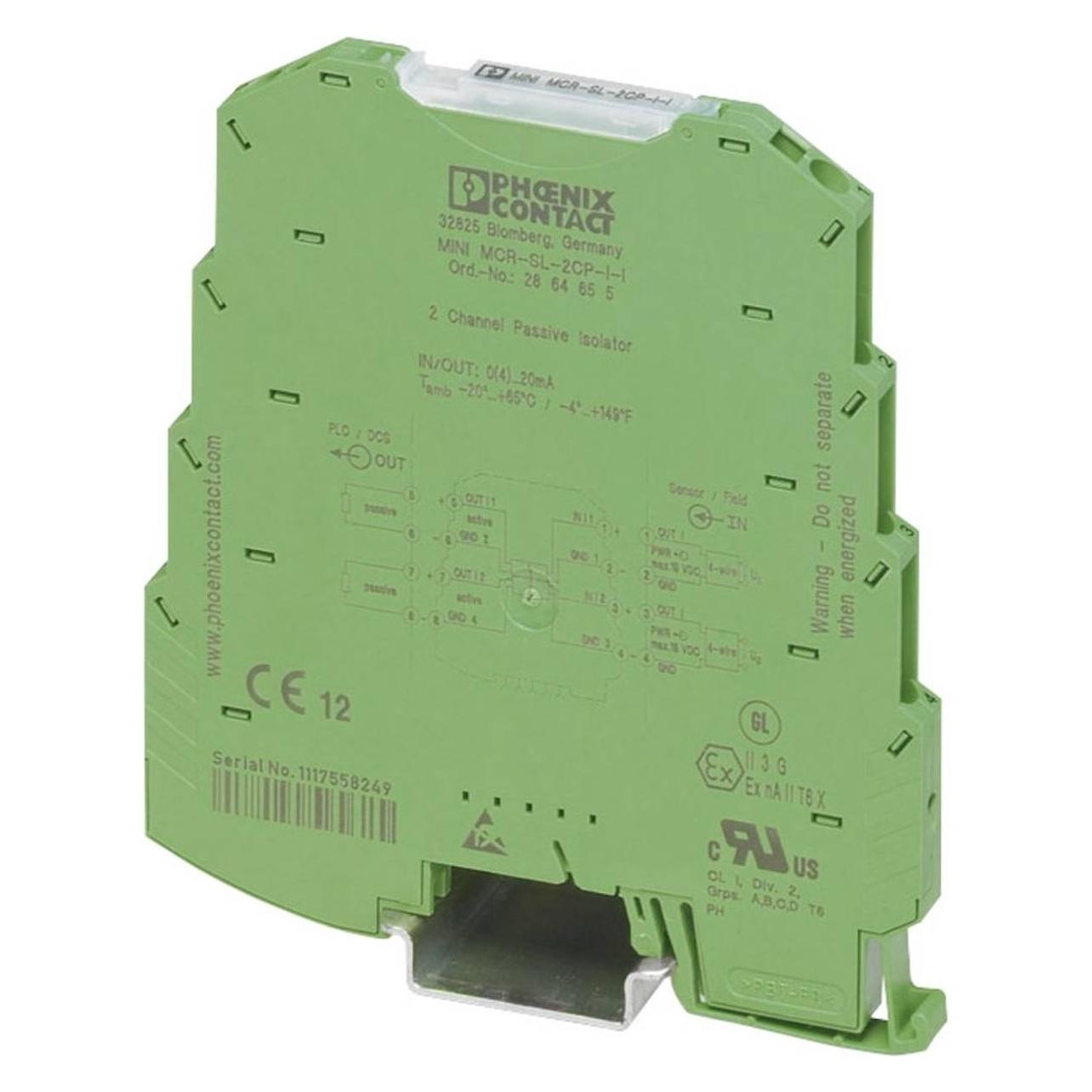 Phoenix Contact Passieve isolator, 1-kanaals, MINI MCR, Automatisering