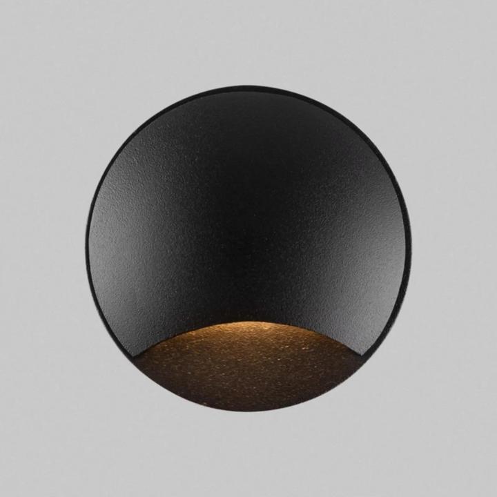 Actual product image Maytoni Biscotti LED Ground Recessed Luminaire 3W Basic Recessed Lamp Black IP65 Ø62mm (30 lm, IP65)