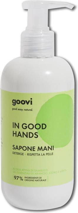 Immagine prodotto Goovi IN GOOD HANDS Sapone per le mani al cedro e alla menta (Sapone liquido, 250 ml)