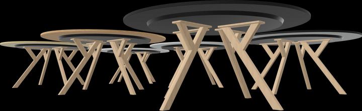 Actual product image Dietiker Felber T14 meeting table Round (1600 x 1600 x 720 mm)