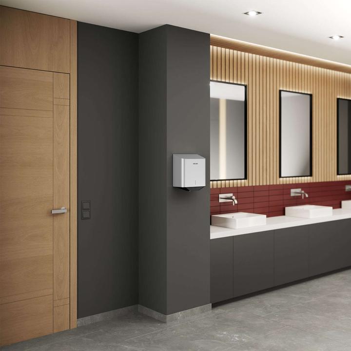Image du produit Stiebel Eltron ULTRONIC Premium, sèche-mains électrique, hygiénique : stérilisateur d'air+filtre HEPA, TÜV, acier
