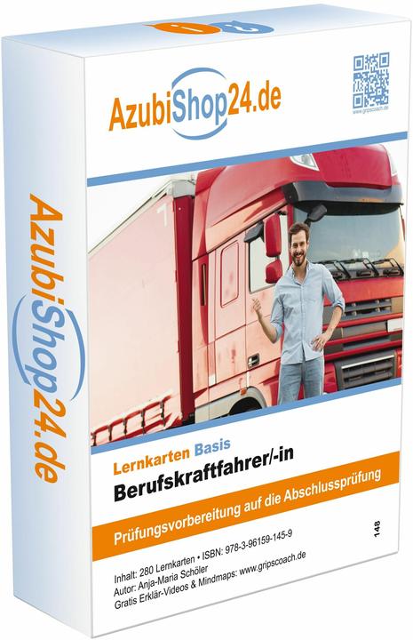 Produktbild AzubiShop24.de Basis-Lernkarten. Berufskraftfahrer/in (Deutsch, Michaela Rung-Kraus, 2024)