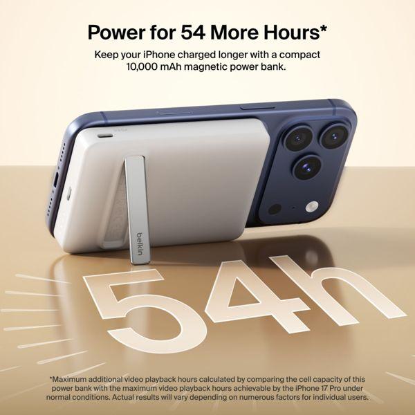 Actual product image Belkin Boostcharge Slim Magnetische Po (10000 mAh, 15 W)