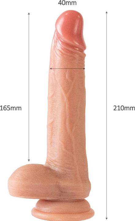Produktbild Zenn Super Soft Realistic Dual Density Dick 21cm