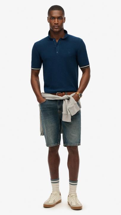 Produktbild Superdry Kurzärmeliges Strick-Polohemd mit Struktur (S)