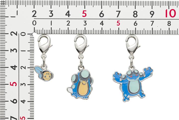 Image du produit Pokémon Pokemon Center - Tympole, Palpitoad, Seismitoad Schlüsselanhänger - 3 Stück