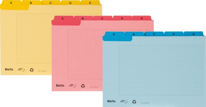 Image du produit Biella Cartes d'orientation (A5, 450 g/m², 25 x)