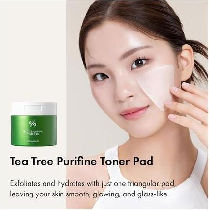 Actual product image Leegeehaam Dr.Ceuracle Tea Tree Purifine Toner Pad - Korean Skincare Mild Exfoliating (Cleansing scrub)