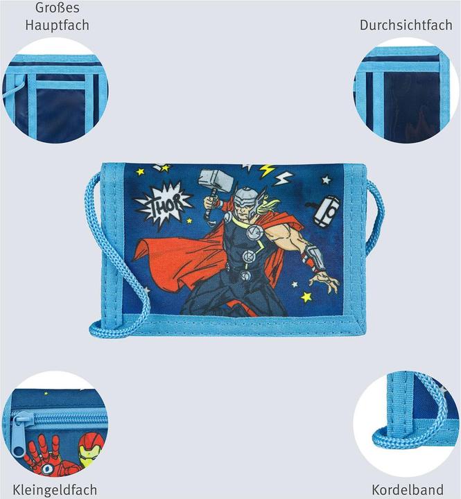 Actual product image Undercover Marvel Avengers wallet 13 cm x 8 cm