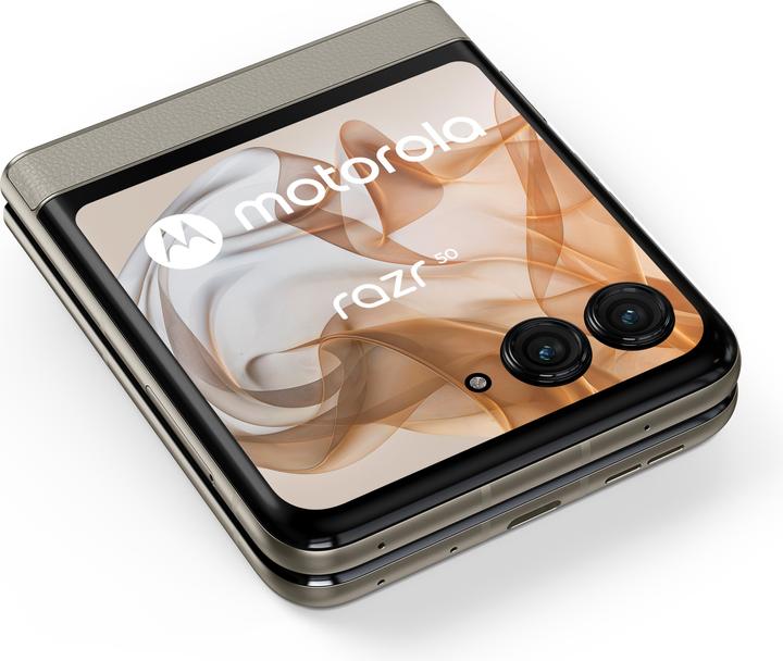 Productafbeelding Motorola Razr 50 8GB/256GB Beige (256 GB, Strandzand, 6.90", SIM + eSIM, 5G)