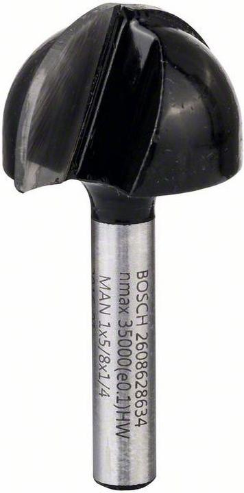 Actual product image Bosch Professional Zubehör Fillet cutter, 1/4-inch, R1 12.7 mm, D 25.4 mm, L 15.6 mm, G 49 mm