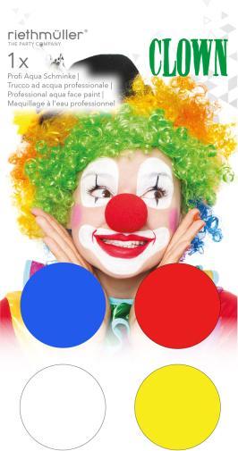 Actual product image Riethmüller Aqua Make Up Set Clown