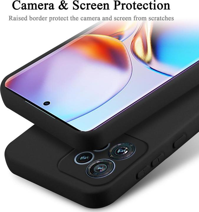 Image du produit Cadorabo Housse pour Motorola Edge 40 Pro TPU avec protection Liquid Silicone Design (Motorola Edge 40 Pro)