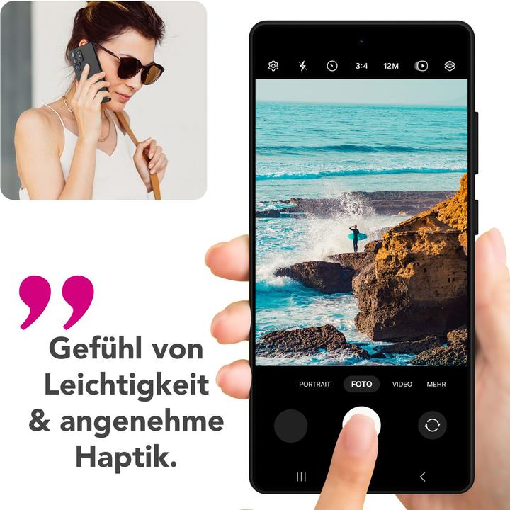 Produktbild Nalia Phoenix - Abwischbare Flüssigsilikon Hülle - Easy Clean Liquid Silicone Cover (Samsung Galaxy S25 Ultra)