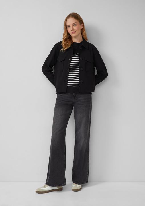 Produktbild s.Oliver Strickpullover Gestreifter Pullover aus Viskosemix (48)