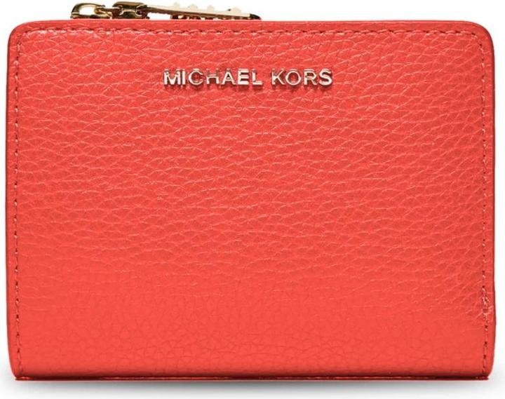 Actual product image Michael Kors Coral Leather Wallet