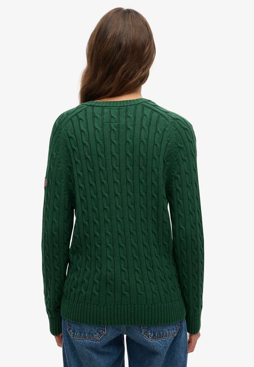 Image du produit Superdry Pull large en maille torsadée femme (S)