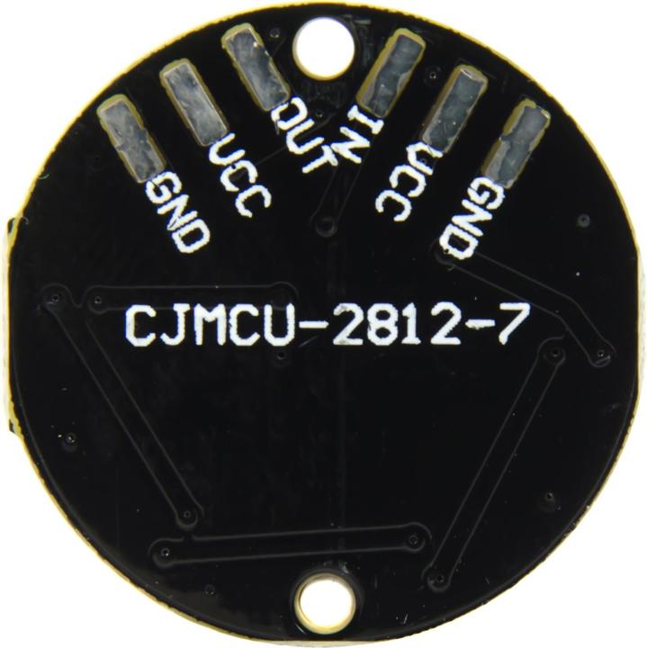 Actual product image Purecrea Neopixel Round 7x WS2812 RGB LED