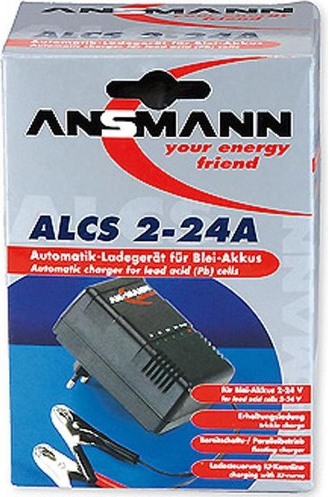 Image du produit Ansmann 220V Ladegerät für 12V Akku (24V, 6V, 12V, 24 A)
