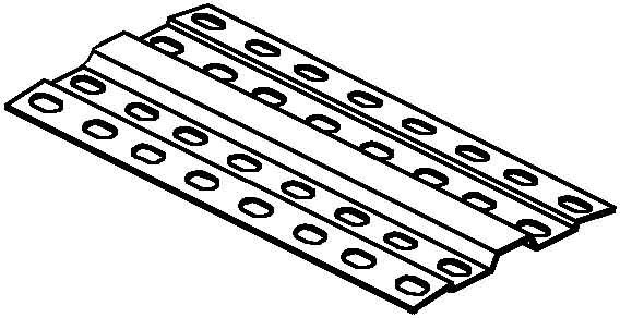 Produktbild Niedax Stossstellenleiste (Kabeldurchlass, 38.90 cm)