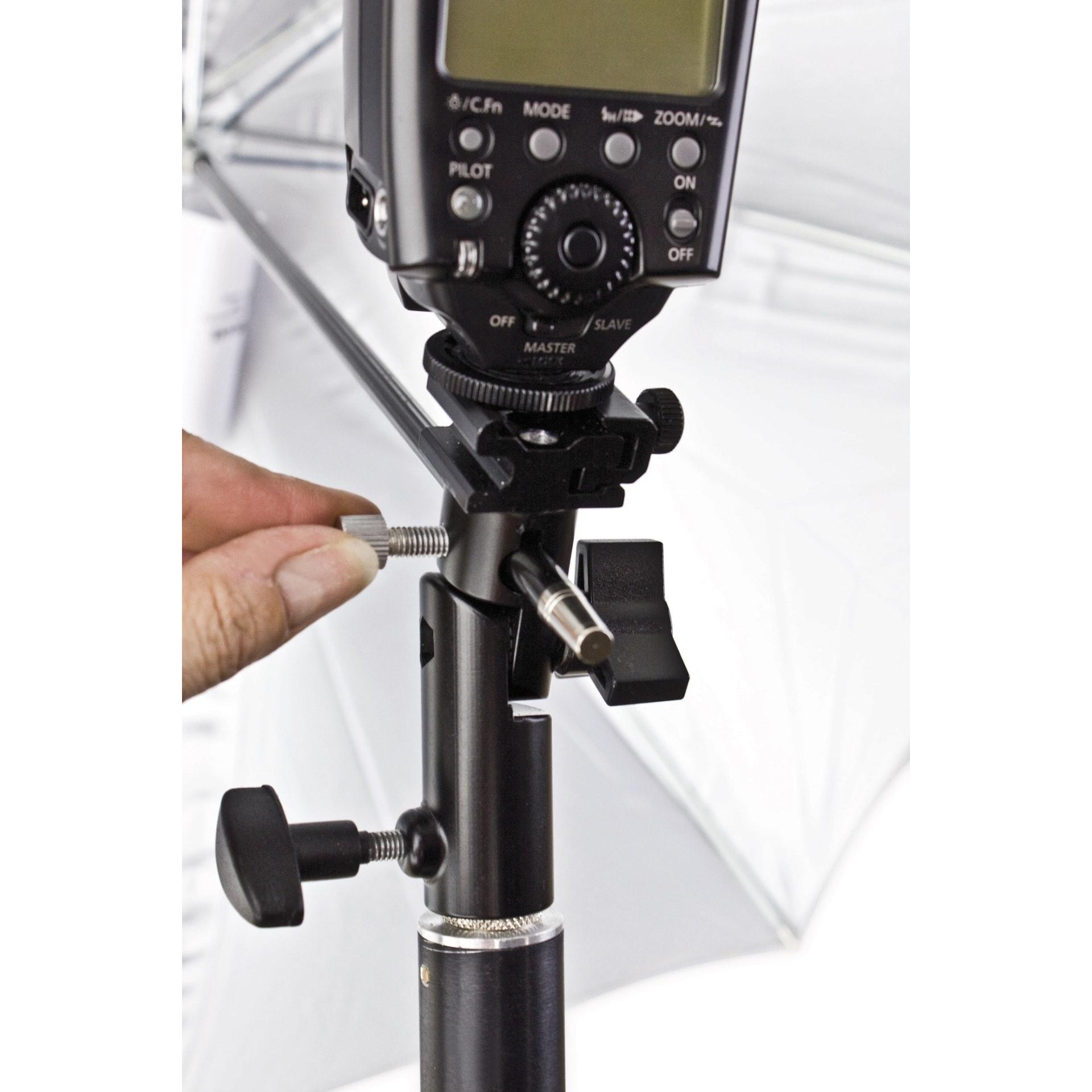 Thumbnail - Westcott Blitzhalterung mit Neigegelenk, Softbox + Reflektor