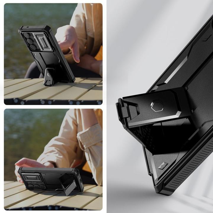 Actual product image Tech-Protect Kevlar Cam+ Case for Samsung Galaxy S25 Ultra - Black (Samsung Galaxy S25 Ultra)