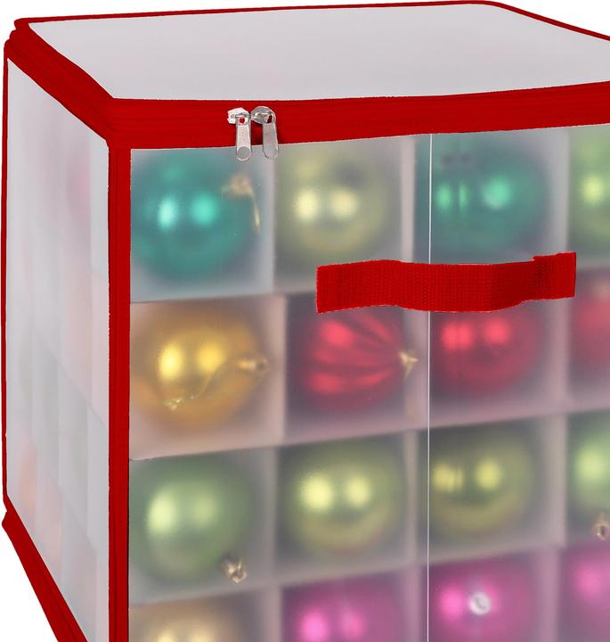 Produktbild Relaxdays Weihnachtskugel Aufbewahrungsbox (36 cm, 1x)