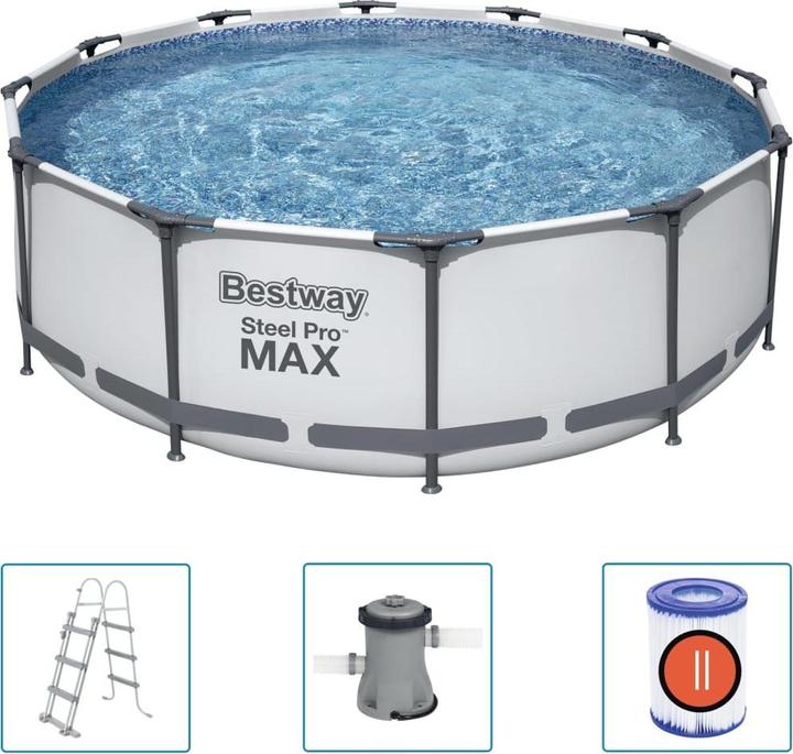 Produktbild Bestway Steel Pro MAX Swimmingpool-Set 366x100 cm (366 x 100 cm)