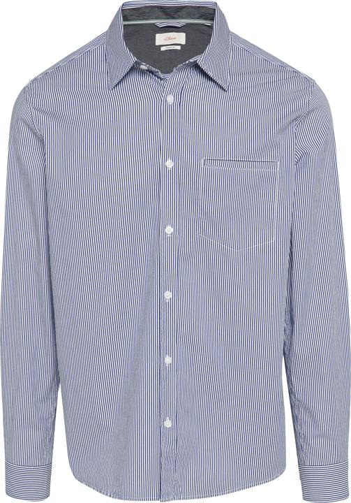 Actual product image S.Oliver Hemd Regular Fit: Gestreiftes Hemd aus Popelin (S)