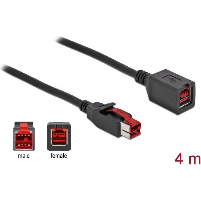 Delock, Verlängerungskabel, PoweredUSB extension cable (4 m)