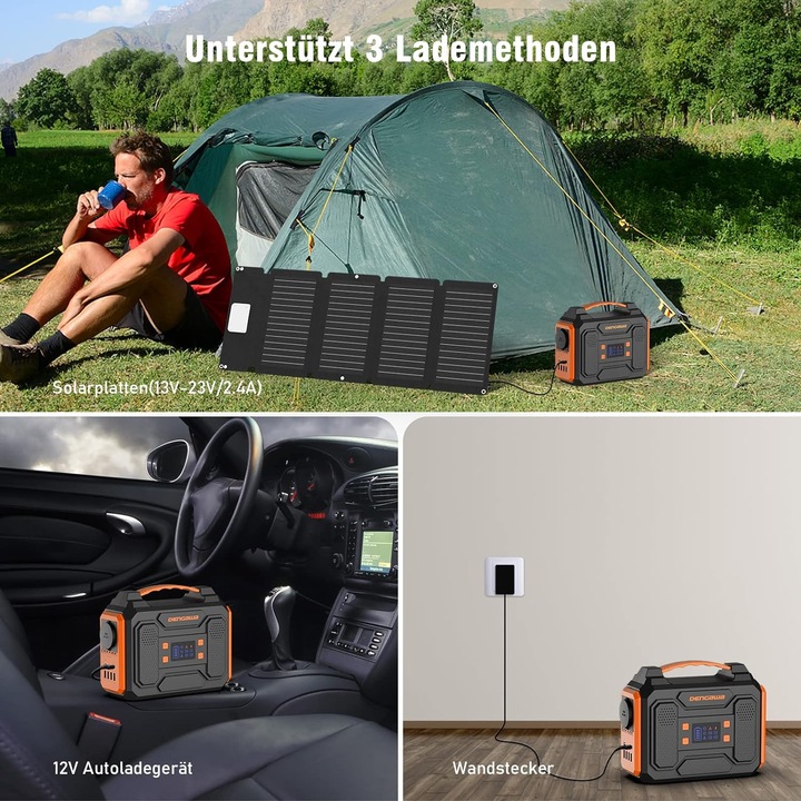 Actual product image Dengawa Portable power station (250 Wh, 2.30 kg)