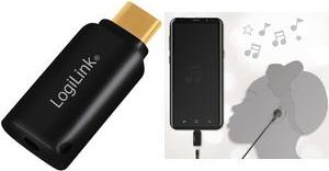 Produktbild LogiLink USB-C zu 3.5 mm (Digital -> Analog)