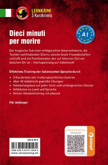 Produktbild Dieci minuti per morire (Deutsch, Alessandra Felici Puccetti, Tiziana Stillo, 2018)