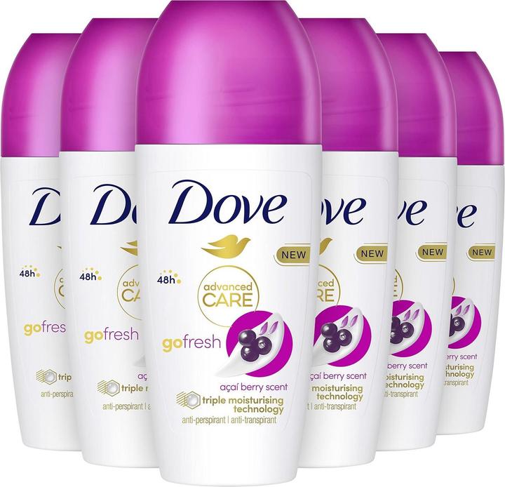 Immagine prodotto Dove Go Fresh Bacche di Acai e Ninfea (Roll-on, 50 ml)