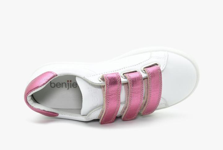 Produktbild Benjie Montreux velcro Kinder Weiss Glitter fuchsia (31)