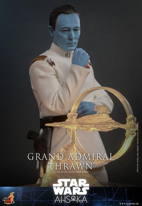 Actual product image Hot Toys Star Wars: Ahsoka Action Figure 1/6 Grand Admiral Thrawn 32 cm