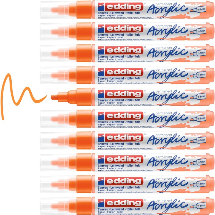 Produktbild Edding Acrylmarker 5100 Medium (Neonorange, 3 mm, 1 x)