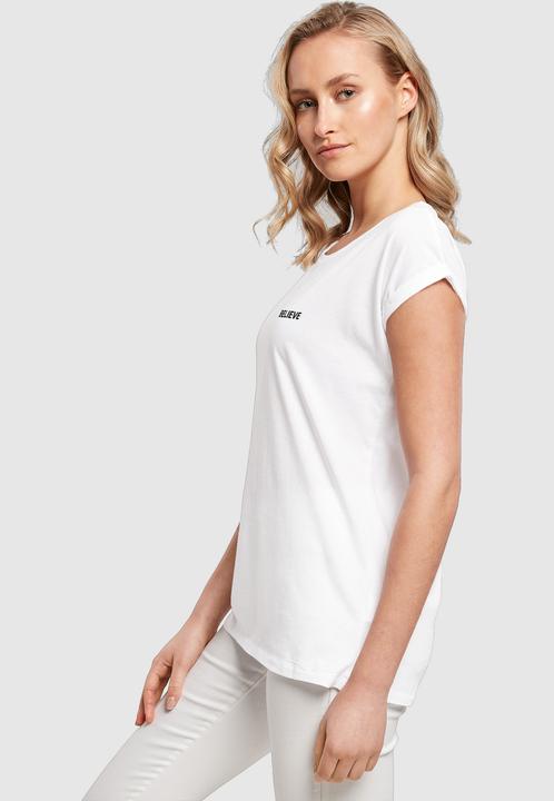 Produktbild Merchcode Ladies Believe Front Extended Shoulder Tee - 112631 (M)