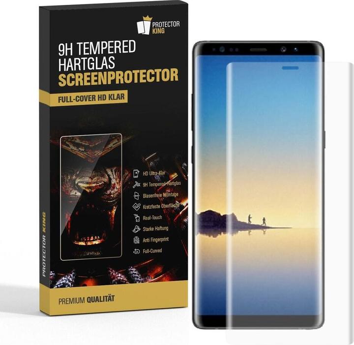 Actual product image Protectorking 6x real tempered 9H armoured glass 3D CLEAR (6 pcs., Samsung Galaxy Note 8)