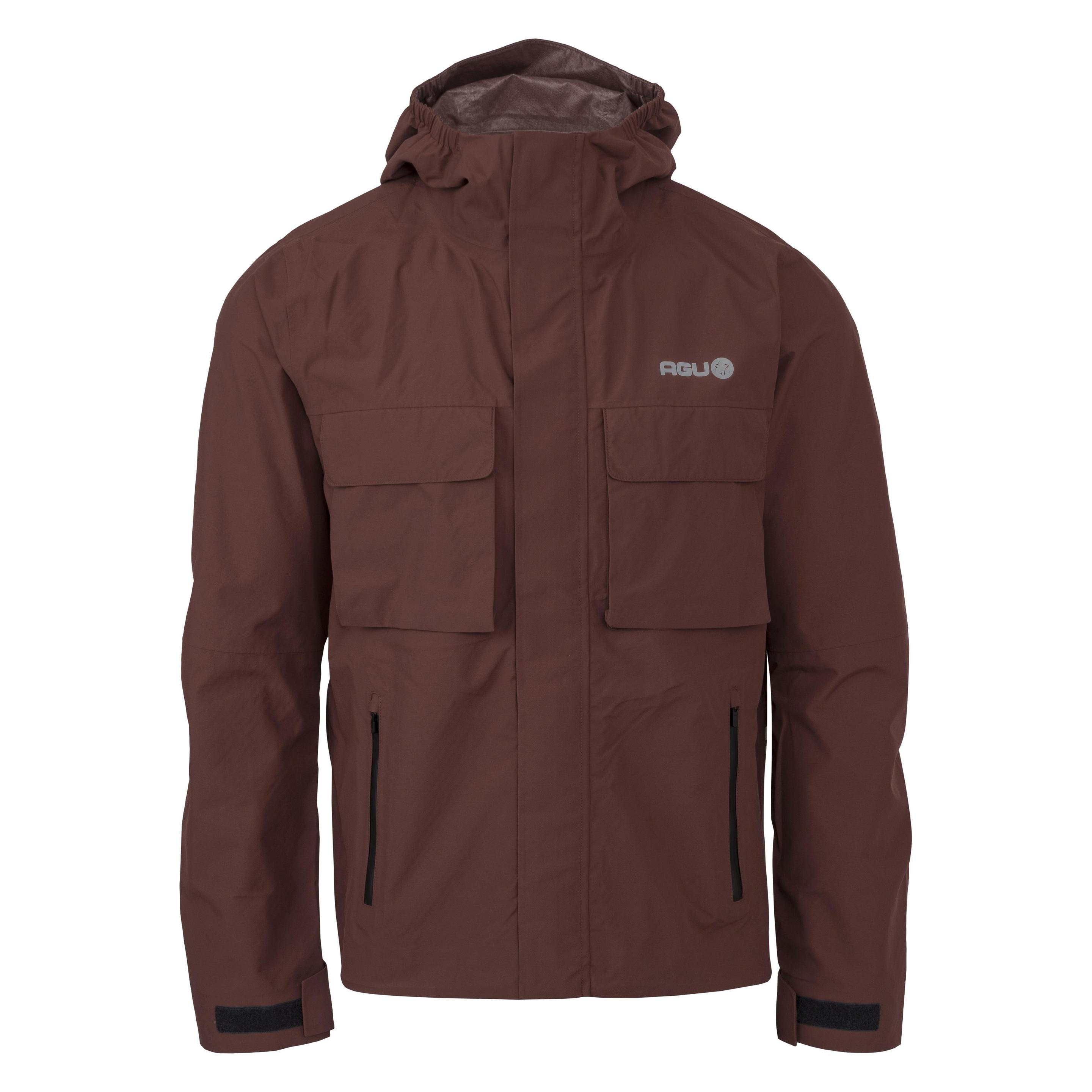 Agu, Velojacke, City Cruiser Rain Jacket Urban Outdoor (Xs), Braun, Xs