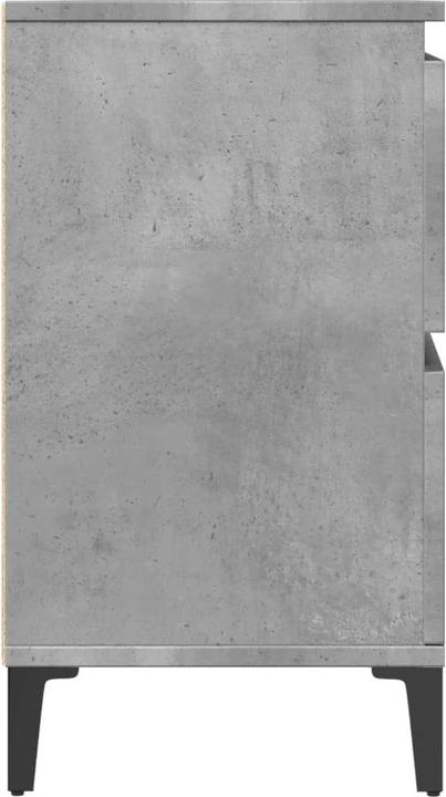 Produktbild VidaXL Waschbeckenunterschrank Unterschrank Badschrank Betongrau Holzwerkstoff (80 x 33 x 60 cm)