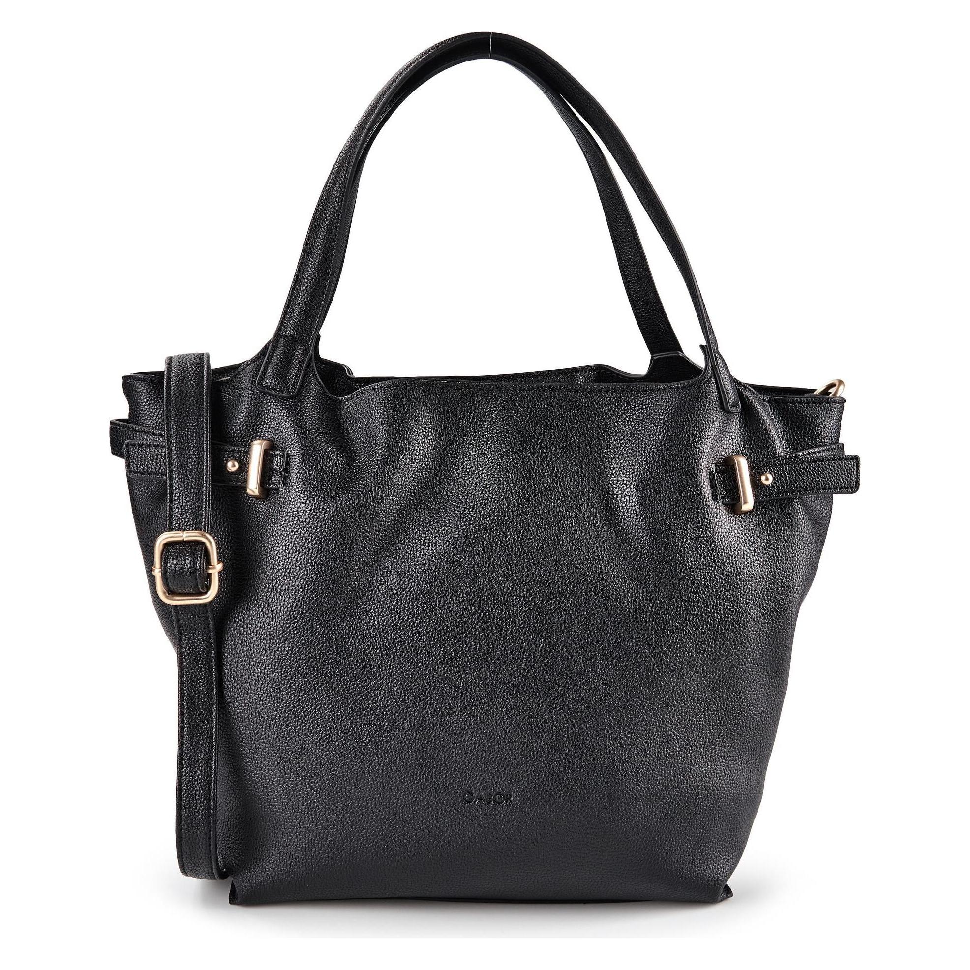 Gabor, Damen, Handtasche, Astea Zip Shopper, Schwarz