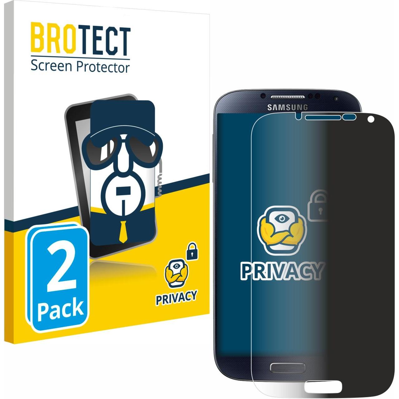 BROTECT Sichtschutzfolie Anti-Spy Privacy Folie Blaulicht-Schutz (2 Stück, Samsung Galaxy S21), Smartphone Schutzfolie, ...