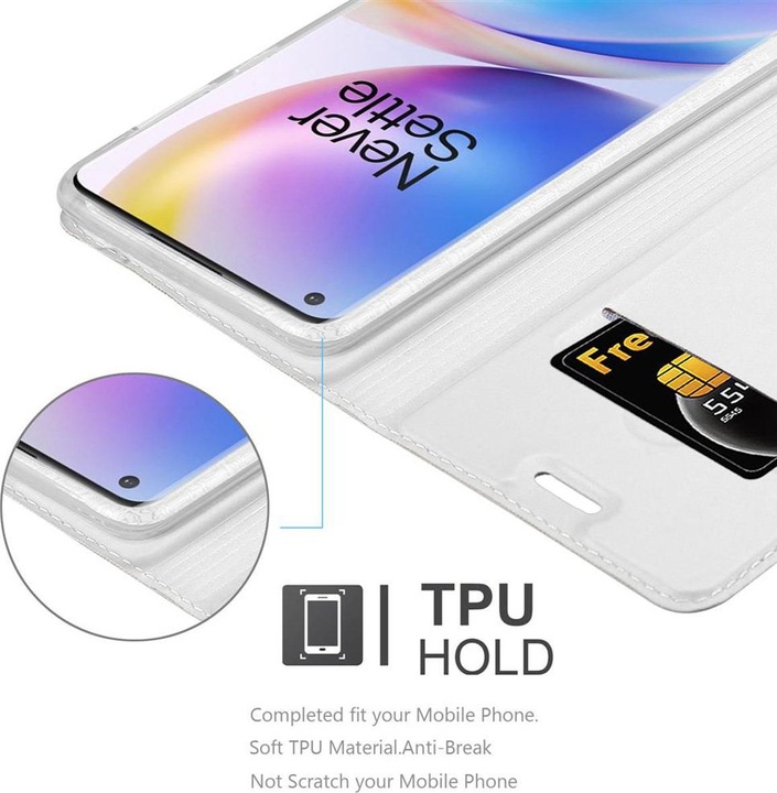 Actual product image Cadorabo Book Classy Style Cover (OnePlus 8 Pro)